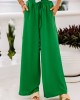 Green Wide Leg Pants