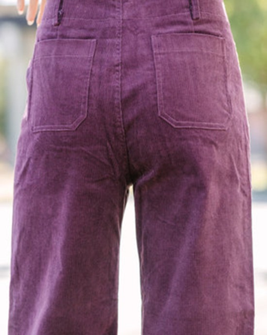 Purple Corduroy Pants