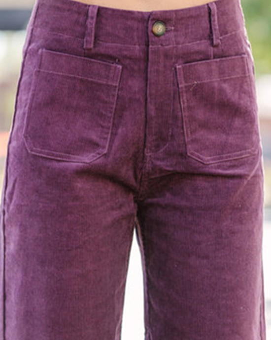 Purple Corduroy Pants