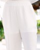 Relaxed Fun White High Rise Pants