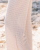 Sand color knitted wide pants