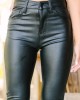 All Black Faux Leather Pants