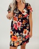 Tropical floral pattern dress