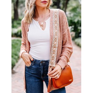 Knitted Brown Cardigan