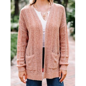 Knitted Brown Cardigan