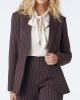 Women's Casual Pinstripe Blazer