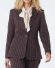 Women's Casual Pinstripe Blazer