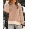 women's casual striped crew neck sweater